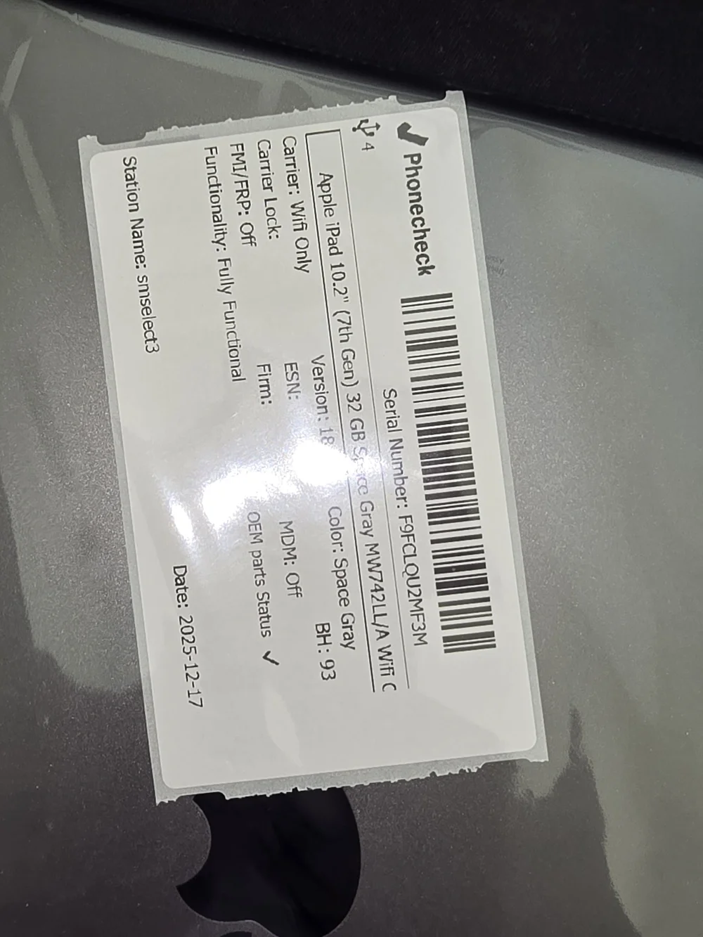 Apple iPad (9th Generation) Silver - Wi‑Fi 64GB